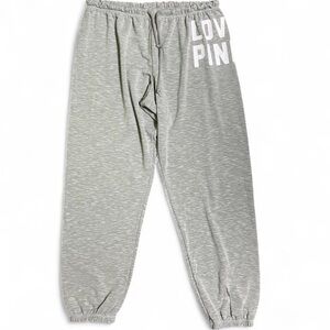 PINK Victoria's Secret Heather Gray Joggers